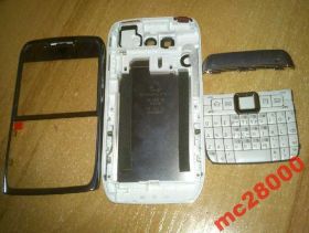 Корпуса на Nokia Корпуса на Nokia ^/--/^ Корпус Nokia E /--/ 71 белый полный с клавиатурой металл ^_^^^ Корпус Nokia E /--/ 71 білий повний з клавіатурою метал - фото фото фото