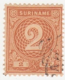 Південна Америка Южная Америка ^/--/^ Суринам 1890 г.№  23 гашеная ^_^^^ Суринам 1890 р. No 23 гашена - фото фото фото