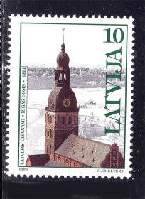 Балтійські країни Балтийские страны ^/--/^ Латвия  1998 г MNH - архитектура ^_^^^ Латвія 1998 MNH - архітектура - фото фото фото