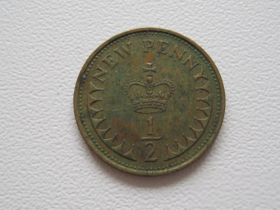 Єлизавета II (після ) Елизавета II (после ) ^/--/^ Великобритания 1/2 нового пенни 1971 года 23545 ^_^^^ Велика Британія 1/2 нового пенні 1971 року 23545 - фото фото фото