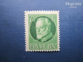 Інше Другое ^/--/^ Марка Германия Бавария 1916 стандарт служебная Людвиг III 7.5 MH ^_^^^ Марка Німеччина Баварія 1916 стандарт службова Людвіг III 7.5 MH - фото фото фото