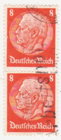 Третій Рейх (-) Третий Рейх (-) ^/--/^ Германия    ( Рейх) 1933 г. №  475 гашеная пара ^_^^^ Німеччина (Рейх) 1933 р. No 475 гашена пара - фото фото фото