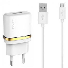 Зарядні пристрої Зарядные устройства ^/--/^ Зарядка LDNIO DL-AC /--/ 50 1 /--/ USB 5 /--/ V/1 /--/ A  + кабель micro USB ^_^^^ LDNIO DL-AC /--/ 50 1 /--/ USB 5 /--/ V/1 /--/ A + кабель micro USB - фото фото фото