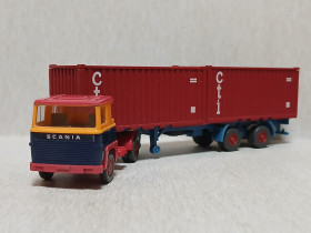 : : ^/--/^ Автомобіль  SCANIA LB 111/LB 141 напівпричіп, контейнери. WIKING 1:87 H /--/ 0  (61840.00/3+). ^_^^^ Машина SCANIA LB 111/LB 141 полуприцеп, контейнеры. WIKING 1:87 H /--/ 0 (61840.00/3+). - фото фото фото