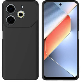 Чохли, бампера Чехлы, бампера ^/--/^ Чохол Fiji Full Soft Premium для Tecno POVA 6 Neo (LI /--/ 6) протиударний бампер з мікрофіброю Black ^_^^^ Чехол Fiji Full Soft Premium для Tecno POVA 6 Neo (LI /--/ 6) противоударный бампер с микрофиброй Black - фото фото фото