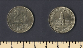 Аргентина Аргентина ^/--/^ Аргентина 25 сентаво 2010 ^_^^^ Аргентина 25 вересня 2010 - фото фото фото
