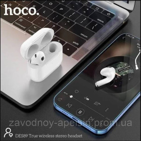 Bluetooth гарнітури Bluetooth гарнитуры ^/--/^ Беспроводные наушники Короткие TWS Pods 3 (hoco) ^_^^^ Короткі TWS Pods 3 (hoco) - фото фото фото