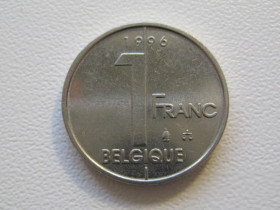 Бельгія Бельгия ^/--/^ Бельгия 1 франк 1996 года BELGIQUE 33076 ^_^^^ Бельгія 1 франк 1996 року BELGIQUE 33076 - фото фото фото