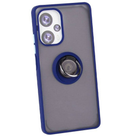 Чохли, бампера Чехлы, бампера ^/--/^ Чохол Fiji Colorframe для Xiaomi Redmi Note 12 Turbo матовий бампер з кільцем підставкою Dark Blue ^_^^^ Чехол Fiji Colorframe для Xiaomi Redmi Note 12 Turbo матовый бампер с кольцом подставкой Dark Blue - фото фото фото