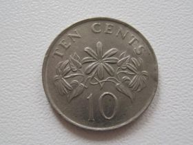 Сінгапур Сингапур ^/--/^ Сингапур 10 центов 1986 года #16197 ^_^^^ Сінгапур 10 центів 1986 року #16197 - фото фото фото