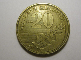 Греція Греция ^/--/^ Греция 20 драхм 1990 года 3 /--/ П /--/ 512 ^_^^^ Греція 20 драхм 1990 3 /--/ П /--/ 512 - фото фото фото