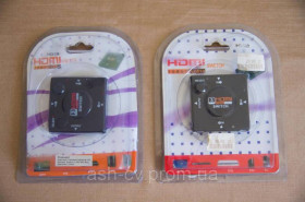 Кабелі, адаптери Кабели, адаптеры ^/--/^ HDMI Switch спліттер (3 порти) ^_^^^ HDMI Switch сплиттер (3 порта) - фото фото фото