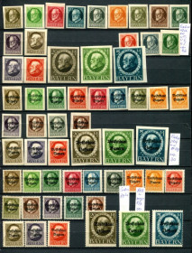 Балтійські країни Балтийские страны ^/--/^ БАВАРИЯ. 1916-1919 гг. ПОДБОРКА. БЕЗЗУБЦОВКА/ЗУБЦОВКА. НАДПЕЧАТКА. МН. ^_^^^ Баварія. 1916-1919 рр. Підборка. БЕЗЗУБЦІВКА/ЗУБЦІВКА. Надійність. МН. - фото фото фото