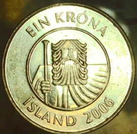 Ісландія Исландия ^/--/^ Ісландія 1 крона, 2006 СОСТОЯНИЕ!!! [2.63] ^_^^^ Исландия 1 крона, 2006 Состояние!!! [2.63] - фото фото фото