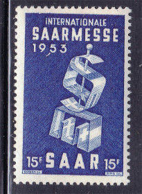 Інші країни Другие страны ^/--/^ СААР / SAAR  1953 г MNH  - ^_^^^ СААР / SAAR 1953 MNH - фото фото фото