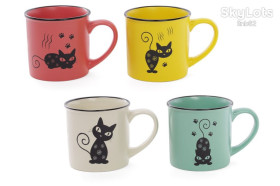 Чашки, кружки Чашки, кружки ^/--/^ Кружка 320 /--/ мл Черные коты BonaDi  295-102 ^_^^^ Гурт 320 /--/ мл Чорні коти BonaDi 295-102 - фото фото фото