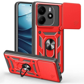 Чохли, бампера Чехлы, бампера ^/--/^ Чохол Fiji Camera Defence для Xiaomi Redmi Note 14 5 /--/ G бампер із захистом камери та підставкою Red ^_^^^ Чехол Fiji Camera Defence для Xiaomi Redmi Note 14 5 /--/ G бампер с защитой камеры и подставкой Red - фото фото фото