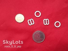 Колечка монтажні Колечки монтажные ^/--/^ Колечки пряжки  белые пластик  2+2.  For Hand Made, рукоделия, поделок ^_^^^ Колечки пряжки білі пластик 2+2. For Hand Made, рукоділля - фото фото фото