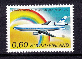 Транспорт Транспорт ^/--/^ Авиация . Финляндия 1973 г  MNH - ^_^^^ Фінляндія 1973 MNH - фото фото фото