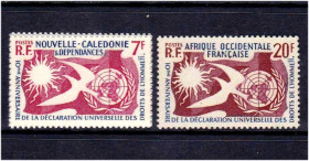 Освоєння космосу Освоение космоса ^/--/^ Космос . Нвая Каледония и AOF 1958 г  MNH - 2 /--/ е марки ^_^^^ Нва Каледонія і AOF 1958 MNH - 2 /--/ е марки - фото фото фото