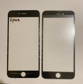 Сенсорні екрани і Дисплеї Сенсорные экраны и Дисплеи ^/--/^ Apple Iphone 6 plus black без рамки, стекло для ремонта без ОСА пленки ^_^^^ Apple Iphone 6 plus black без рамки, скло для ремонту без ОСА плівки - фото фото фото
