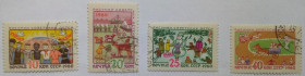 СРСР - СССР - ^/--/^ СССР 1960 Рисунки советских детей, гашеные (II) ^_^^^ СРСР 1960 Малюнки радянських дітей, гашені (II) - фото фото фото