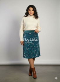 Спідниці Юбки ^/--/^ Вельветова спідниця з квітковим принтом mantaray by debenhams ^_^^^ Вельветовая юбка с цветочным принтом mantaray by debenhams - фото фото фото