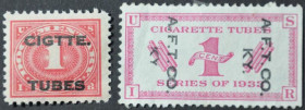 Інше Другое ^/--/^ CША Непочтовые Табак 1919,1933 ^_^^^ CША Непоштові тютюн 1919,1933 - фото фото фото