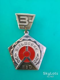 Інше Другое ^/--/^ ЗНАЧОК Завод Більшовик Науково виробниче об'єднання ^_^^^ ЗНАЧОК Завод Большевик Научно производственное объединение - фото фото фото