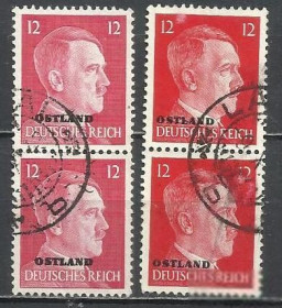 Третій Рейх (-) Третий Рейх (-) ^/--/^ Остланд 1941-43 оккупация Германии стандарт надп. тираны мира А. Гитлер 2 /--/ х /--/ 2 /--/ м.гаш. ^_^^^ Остланд 1941-43 окупація Німеччини стандарт надп. тирани світу А. Гітлер 2 /--/ х /--/ 2 /--/ м.гаш. - фото фото фото