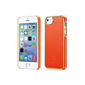 Чохли, сумки Чехлы, сумки ^/--/^ Чехол Xoomz для iPhone 5/5 /--/ S/5 /--/ SE Luxury Electroplating Orange (back cover) (XIP /--/ 505 /--/ Or) - фото фото фото