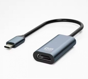 Інше Другое ^/--/^ Перехідник Type C to HDMI DM CHB /--/ 022 Metal 4 /--/ K Grey ^_^^^ Переходчик Type C to HDMI DM CHB /--/ 022 Metal 4 /--/ K Grey - фото фото фото