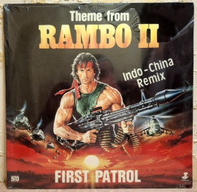 Платівки Пластинки ^/--/^ Stallone - Rambo II. First Patrol. Remix - 1985.  (EP). 12. Vinyl. Пластинка. Germany. S/S. ^_^^^ Stallone - Rambo II. First Patrol. Remix - 1985. (EP). 12.Vinyl. Пластинка. Germany. S/S. - фото фото фото