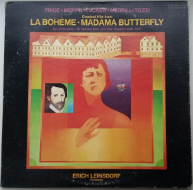 Платівки Пластинки ^/--/^ ERICH LEINSDORF Greatest Hits From La Bohème · Madama Butterfly 2 /--/ LP VG+/VG- - фото фото фото