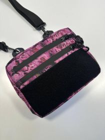 Інше Другое ^/--/^ Сумка полукольцо (25*20) рожевий ^_^^^ Сумка півкільця (25*20) рожевий - фото фото фото