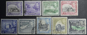Інше Другое ^/--/^ Британские колонии Кипр король Георг VI 1938-1944 ^_^^^ Британські колонії Кіпр король Георг VI 1938-1944 - фото фото фото