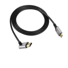 Аксесуари Аксессуары ^/--/^ Кабель RIIYOCA Mini HDMI мужской-мужской (угловой вниз, 2 м) ^_^^^ Кабель RIIYOCA Mini HDMI чоловічої-чоловічої (кутовий вниз, 2 м) - фото фото фото
