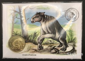 Гвінея Гвинея ^/--/^ BIOCO Chalicotheriidae Five dollars Биоко 5 долларов 2021 БОЛЬШОЙ ЛЕНИВЕЦ в конверте ^_^^^ BIOCO Chalicotheriidae Five dollars Біоко 5 доларів 2021 Великий лінівець в конверті - фото фото фото