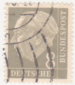 НДР, ФРН ГДР, ФРГ ^/--/^ ФРГ 1954 г. № 72 гашеная ^_^^^ ФРН 1954 р. No 72 гашена - фото фото фото