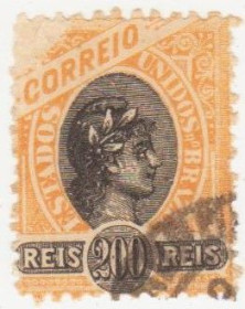 Південна Америка Южная Америка ^/--/^ Бразилия 1894 г. № 116 гашеная ^_^^^ Бразилія 1894 р. No 116 гашена - фото фото фото