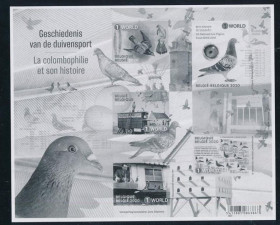 Інше Другое ^/--/^ Бельгия Фауна Птицы Голубь Чернодрук Blackprint 2020 ^_^^^ Бельгія Фауна Птахи Голуб Чорнодрук Blackprint 2020 - фото фото фото