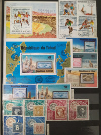 Чад Чад ^/--/^ Чад, 1971-77 гг., распродажа коллекции ^_^^^ Чад, 1971-77, розпродаж колекції - фото фото фото