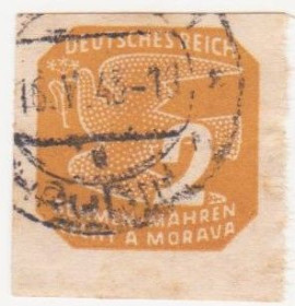 Третій Рейх (-) Третий Рейх (-) ^/--/^ Германия  (Богемия и Моравия) 1943 г. №  119 гашеная ^_^^^ Німеччина (Богемія і Моравія) 1943 р. No 119 гашена - фото фото фото