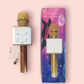 Інші комплектуючі Другие комплектующие ^/--/^ Мікрофон DM Karaoke Q /--/ 7 GOLD брак не рабочий на ремонт ^_^^^ Микрофон DM Karaoke Q /--/ 7 GOLD нехватка условно рабочий - фото фото фото