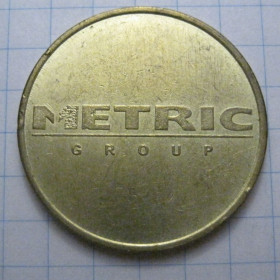 Інше Другое ^/--/^ Жетон - Metric group - Вага 8,83 /--/ г -  42981 ^_^^^ Жетон - Metric group - Вес 8,83 /--/ г - 42981 - фото фото фото