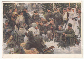 СРСР СССР ^/--/^ Отдых после боя 1953 Непринцев Р /--/ 13 ^_^^^ Відпочинок після бою 1953 Непринцев Р /--/ 13 - фото фото фото