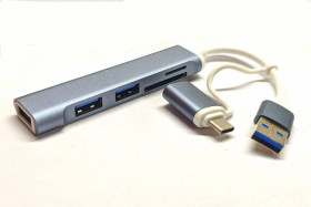 Кабелі та перехідники Кабели и переходники ^/--/^ USB-хаб переходник USB-C USB-A Type-C to USB hub ^_^^^ USB-хаб перехідник USB-C USB-A Type-C to USB hub - фото фото фото