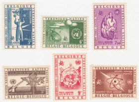 Бенілюкс Бенилюкс ^/--/^ Бельгия 1958  г. № 1113‑1118 ** серия ^_^^^ Бельгія 1958 р. No 1113-1118 ** серія - фото фото фото