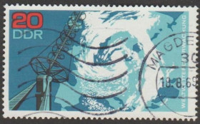 НДР, ФРН ГДР, ФРГ ^/--/^ Германия Німеччина ГДР 1968 метеорология ^_^^^ Германия ГДР 1968 метеорология - фото фото фото