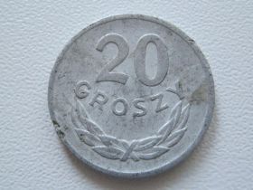 - року - года ^/--/^ Польша 20 грошей 1973 года #14460 ^_^^^ Польща 20 грошей 1973 року #14460 - фото фото фото